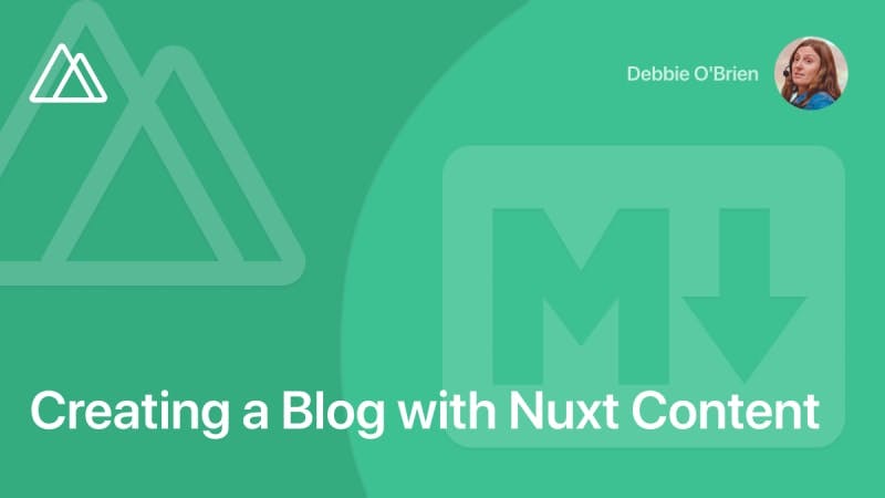 Creating a Blog with Nuxt Content (中翻)